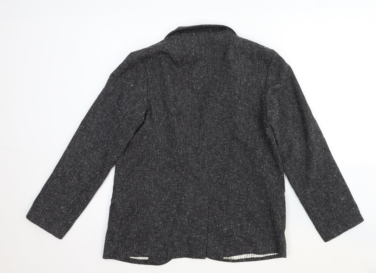 Silence + Noise Womens Grey Wool Jacket Blazer Size M - Open