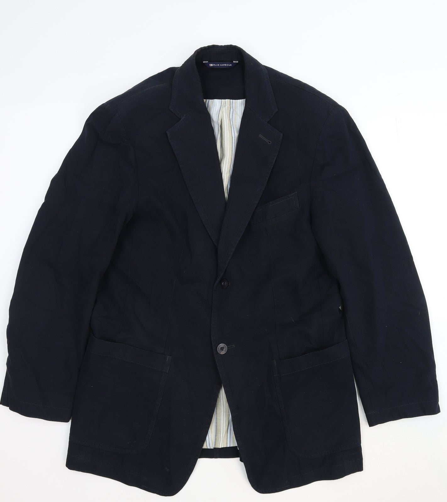 Marks and Spencer Mens Blue Jacket Blazer Size M Button