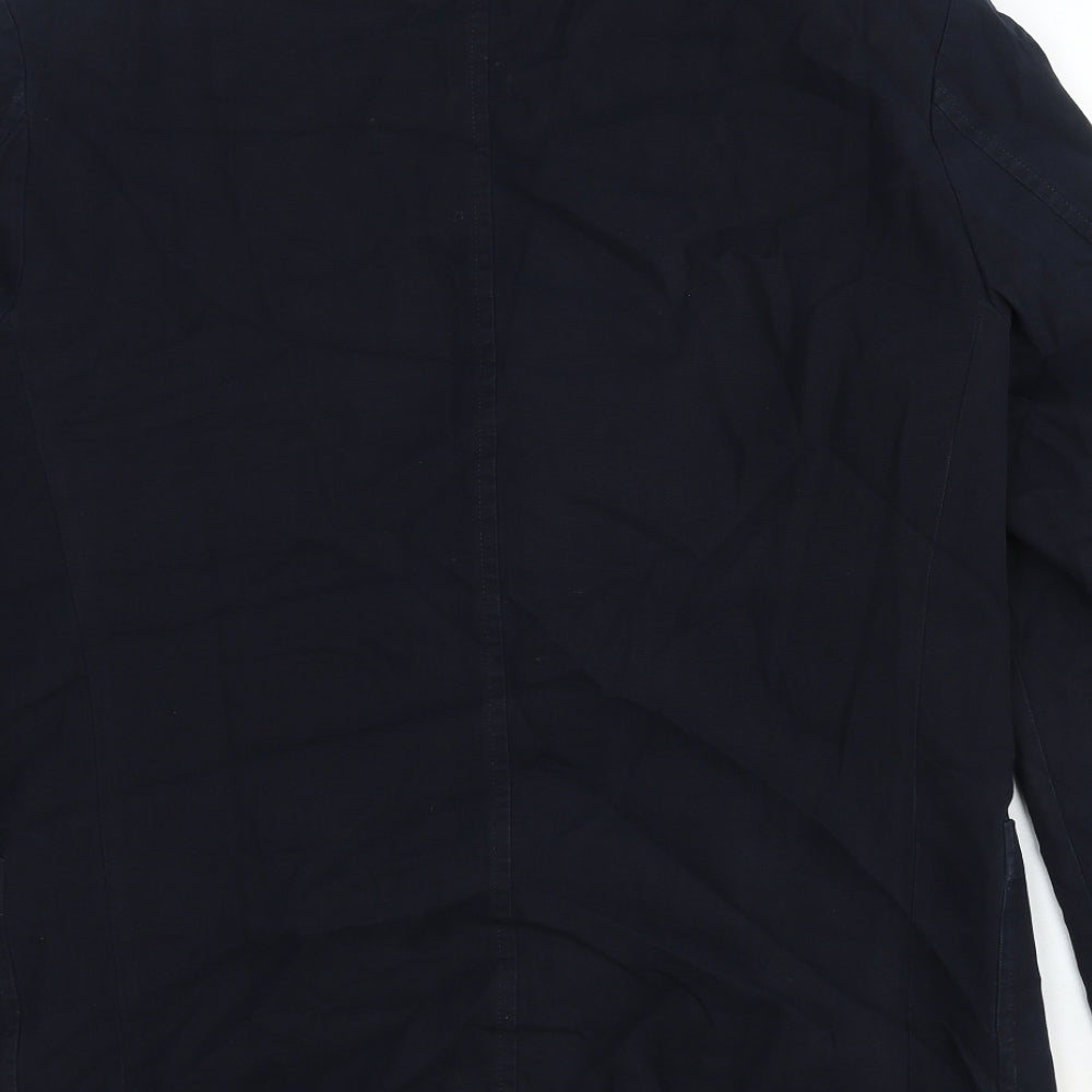 Marks and Spencer Mens Blue Jacket Blazer Size M Button