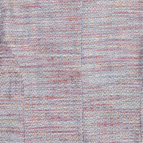 Preworn Womens Multicoloured Jacket Blazer Size 16 Snap