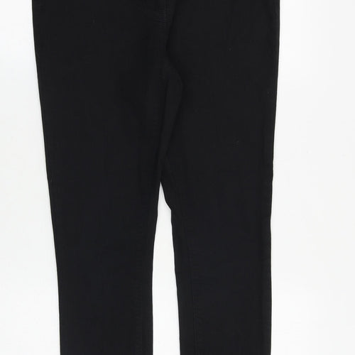 NEXT Womens Black Cotton Jegging Jeans Size 30 in Slim Zip