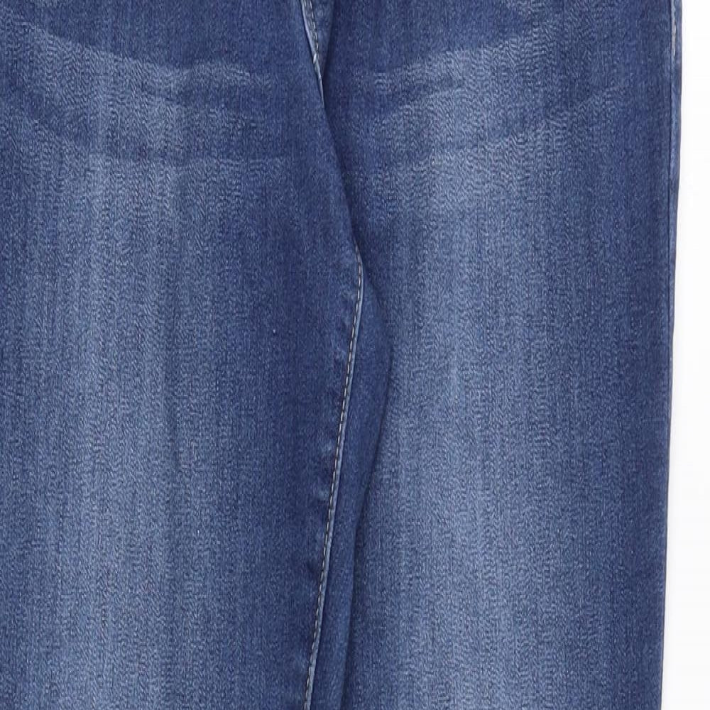 Royalty Womens Blue Cotton Skinny Jeans Size 28 in Regular Zip