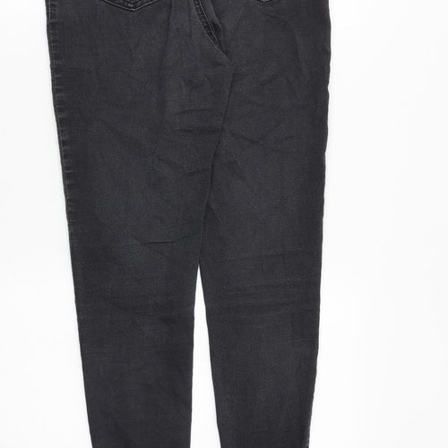 Marks and Spencer Womens Grey Cotton Jegging Jeans Size 10 Regular