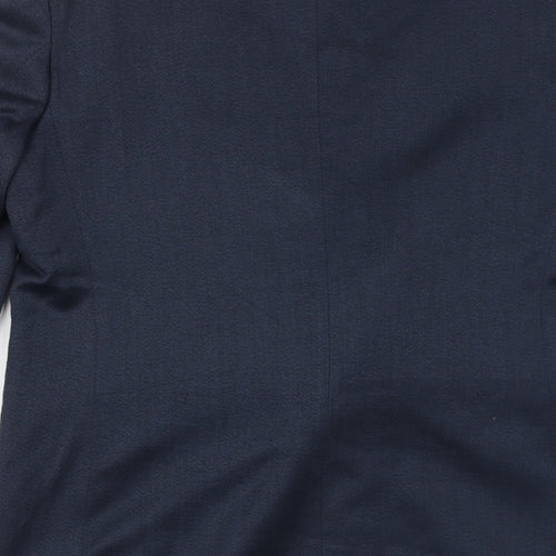 Lassics Mens Blue Polyester Jacket Suit Jacket Size 40 Regular