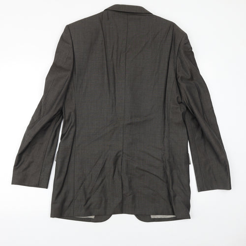 Marks and Spencer Mens Grey Wool Jacket Suit Jacket Size 38 Regular