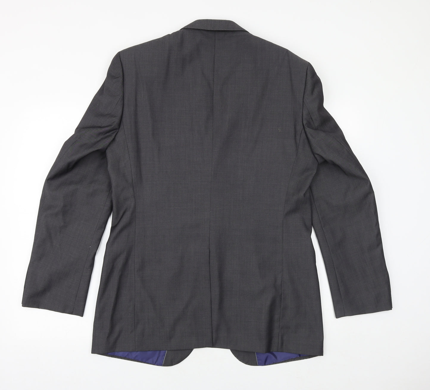 Marks and Spencer Mens Grey Wool Jacket Suit Jacket Size 40 Regular