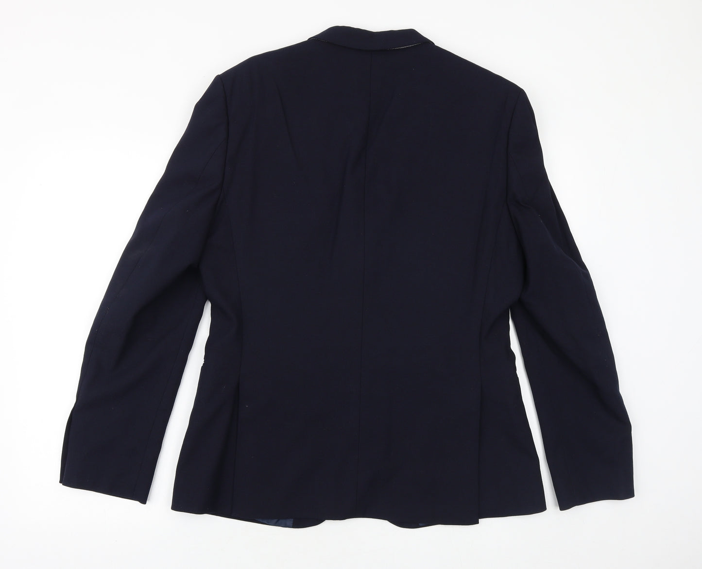 Marks and Spencer Mens Blue Wool Jacket Suit Jacket Size 40 Regular