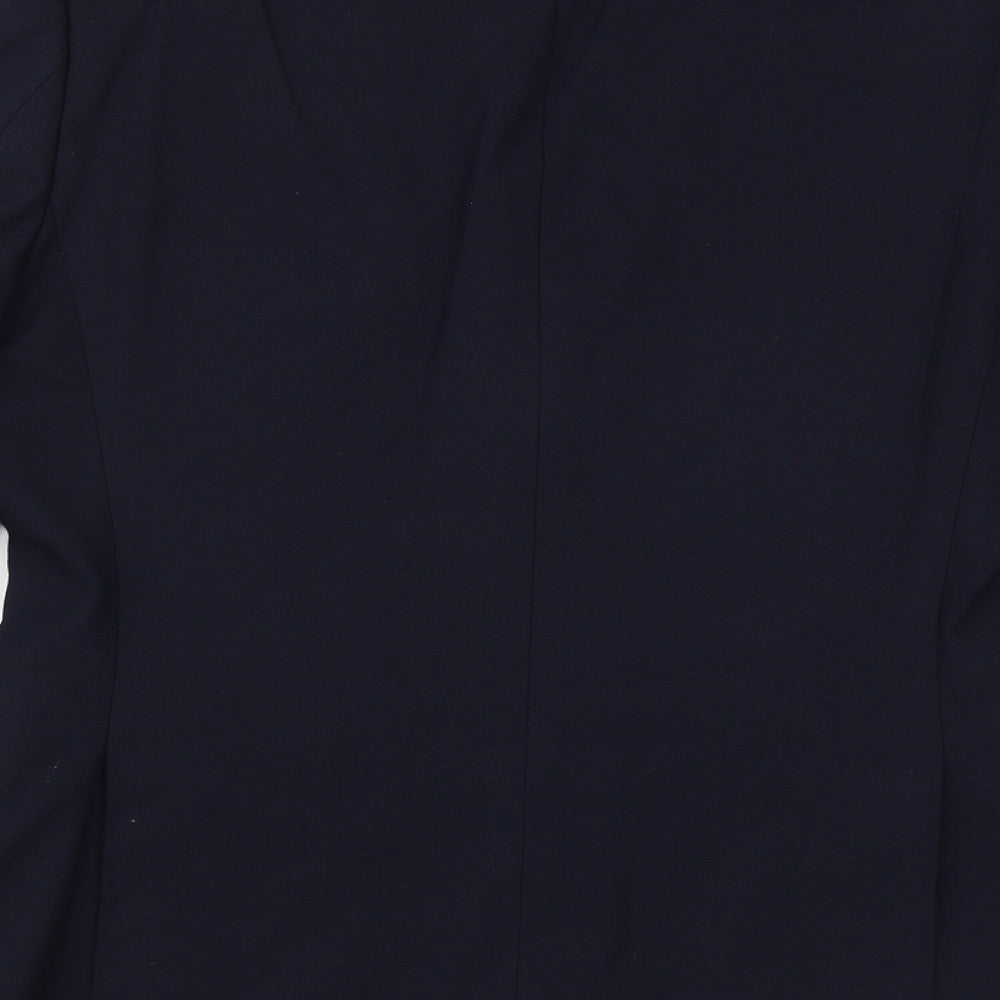 Marks and Spencer Mens Blue Wool Jacket Suit Jacket Size 40 Regular