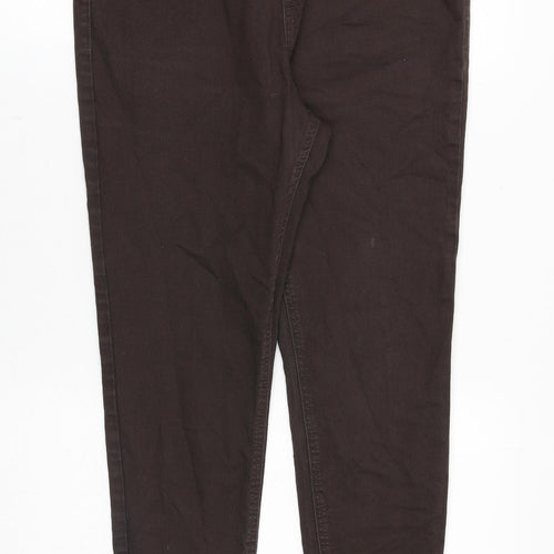 Marks and Spencer Womens Brown Cotton Jegging Jeans Size 32 in Slim