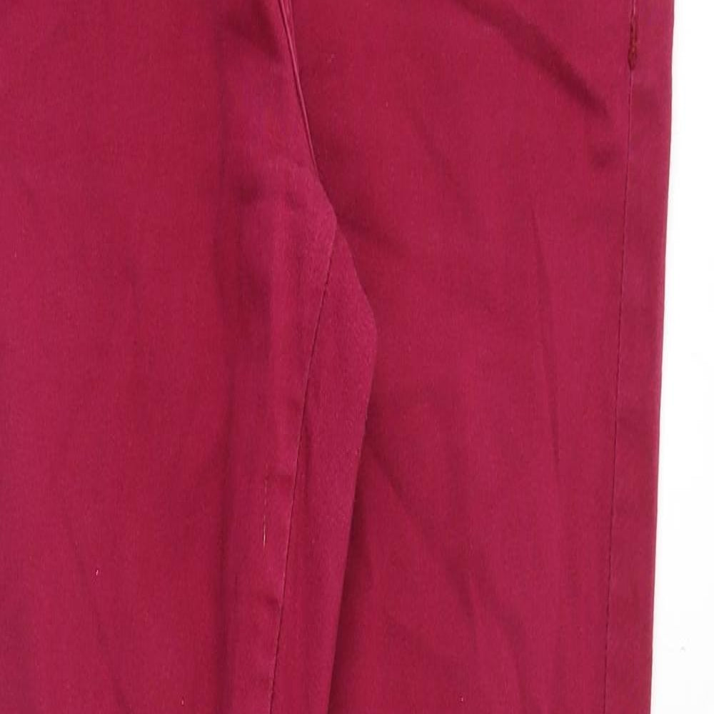 YES YES Womens Pink Cotton Skinny Jeans Size 8 Slim Zip