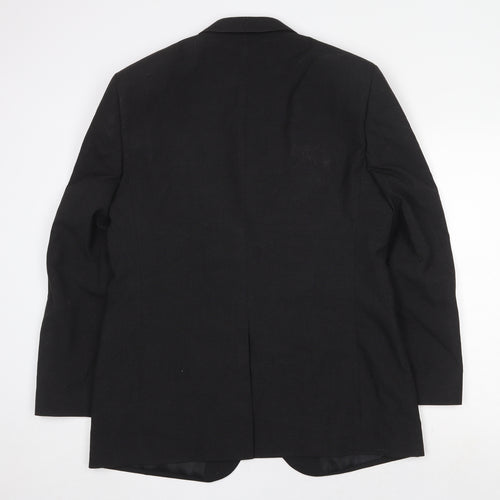 Marks and Spencer Mens Grey Polyester Jacket Suit Jacket Size 42 Regular