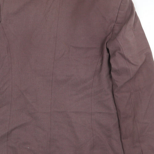 Debenhams Womens Purple Jacket Size 14 Button