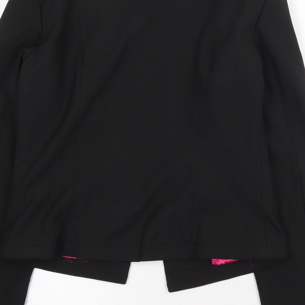 Alcott Accessories Womens Black Jacket Blazer Size M