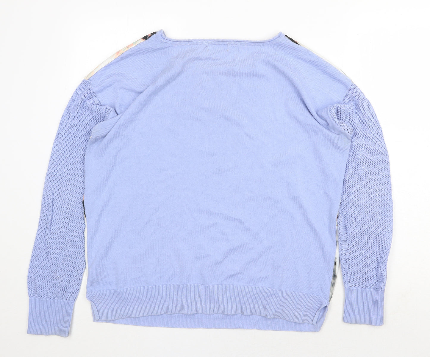 Calvin Klein Womens Multicoloured Cotton Pullover Sweatshirt Size M Pullover