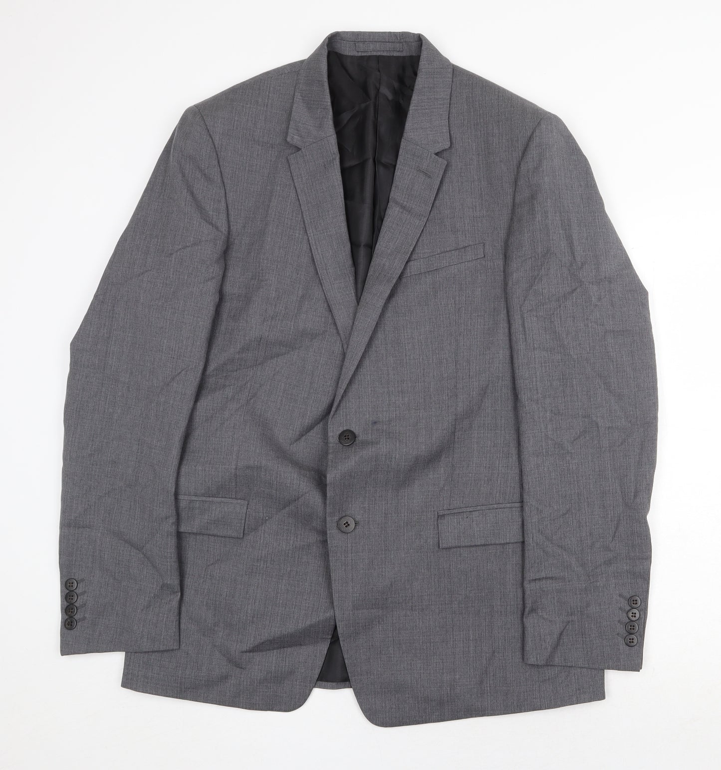 Marks and Spencer Mens Grey Wool Jacket Suit Jacket Size 42 Regular