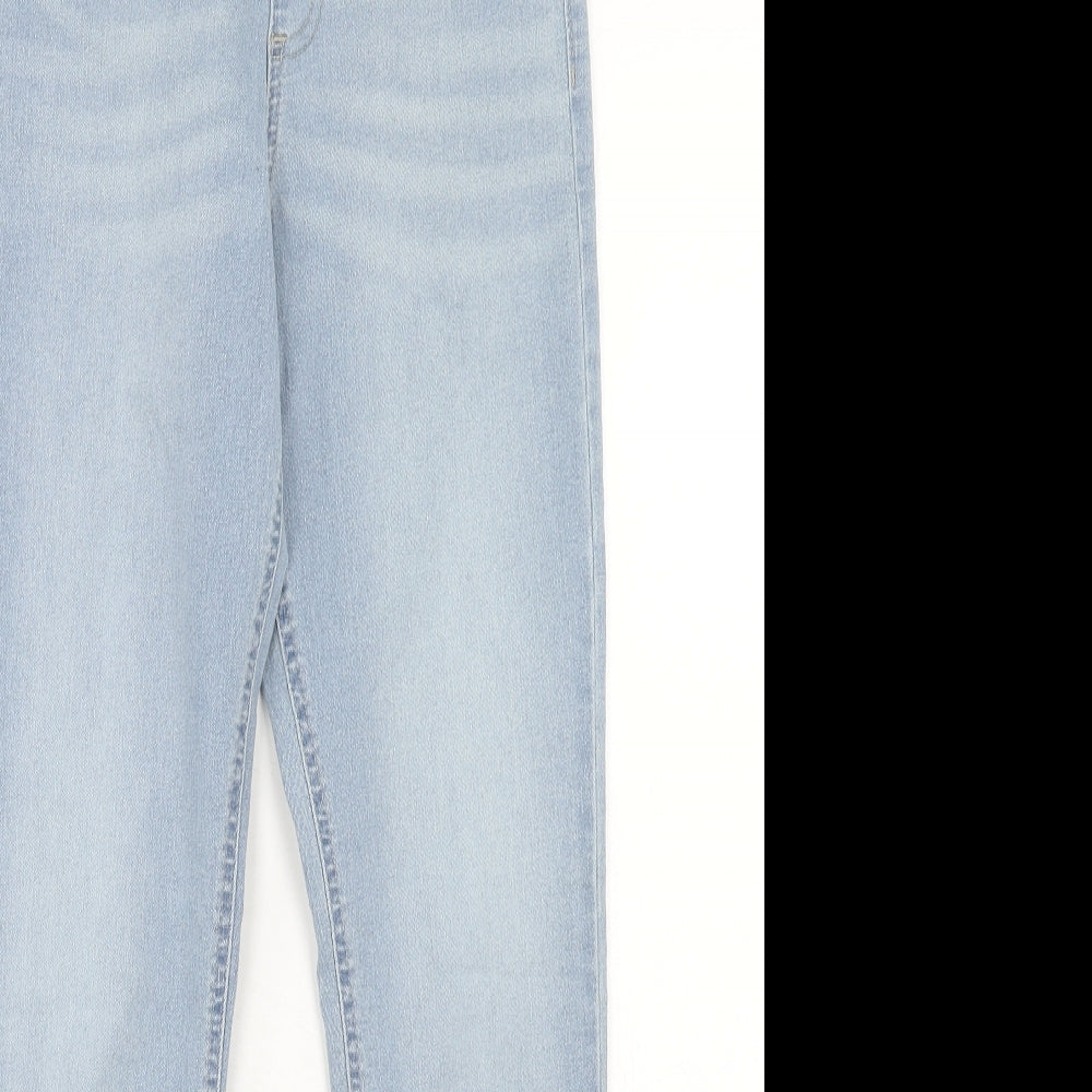 Marks and Spencer Womens Blue Cotton Jegging Jeans Size 10 Regular