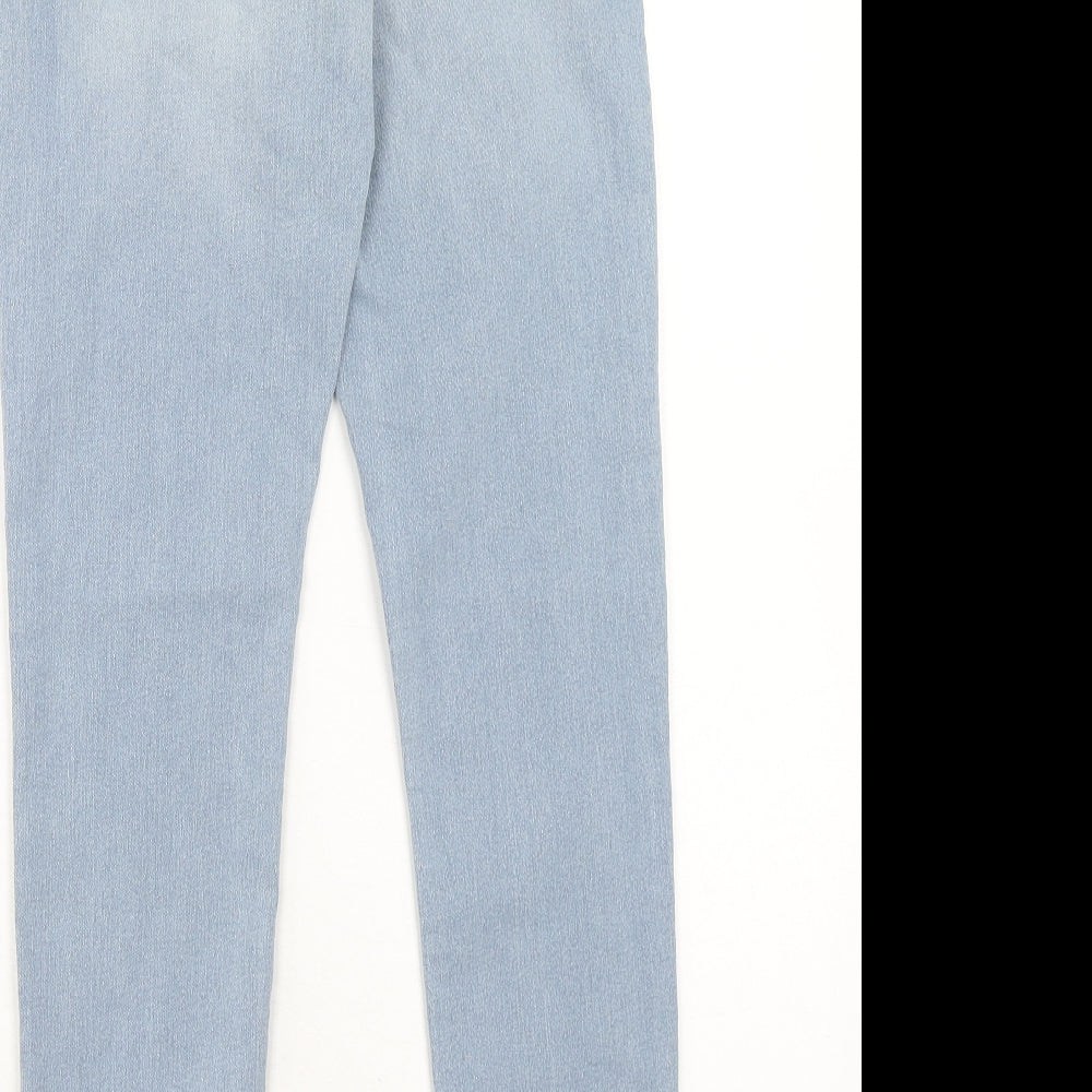Marks and Spencer Womens Blue Cotton Jegging Jeans Size 10 Regular