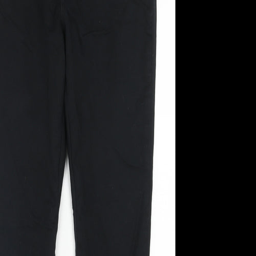 Wallis Womens Black Cotton Skinny Jeans Size 16 Regular Zip