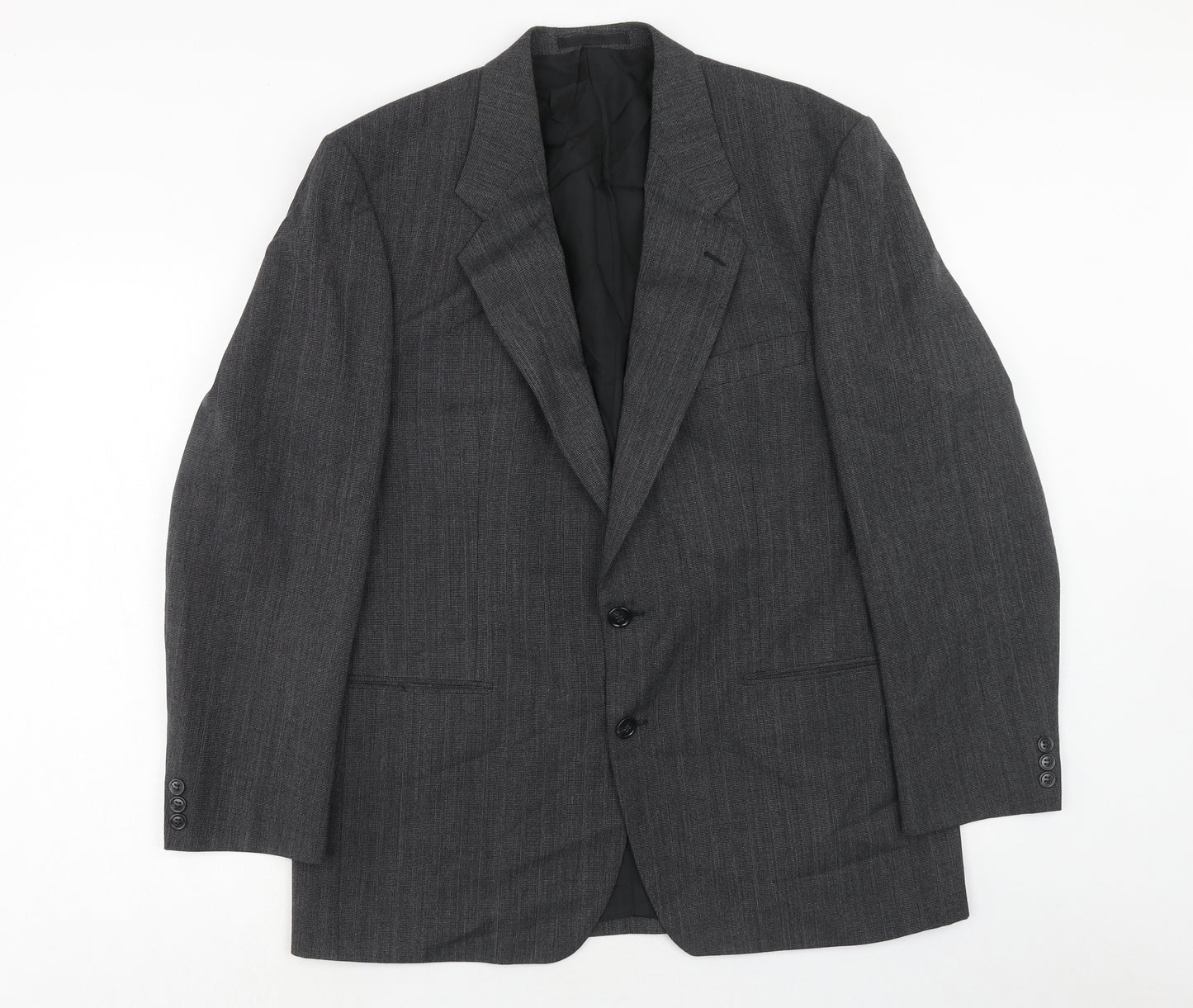 Marks and Spencer Mens Grey Polyester Jacket Suit Jacket Size 42 Regular
