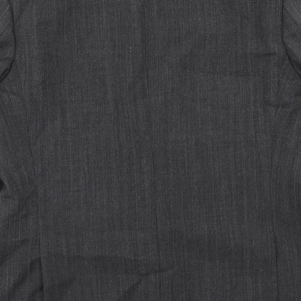 Marks and Spencer Mens Grey Polyester Jacket Suit Jacket Size 42 Regular