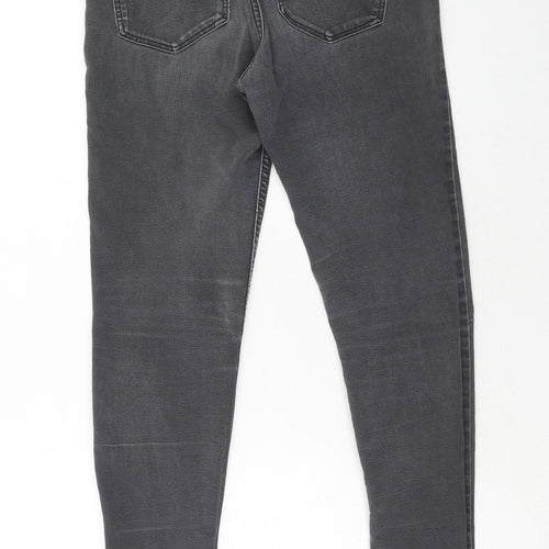 H&M Womens Black Cotton Skinny Jeans Size 31 in Regular Zip