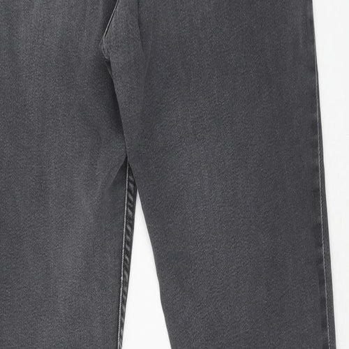 H&M Womens Black Cotton Skinny Jeans Size 31 in Regular Zip