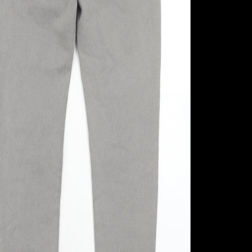 Denim & Co. Womens Grey Cotton Jegging Jeans Size 12 Regular