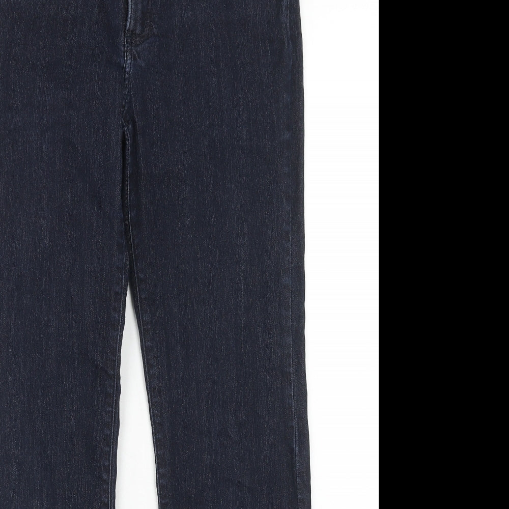 Not Your Daughters Jeans Womens Blue Cotton Bootcut Jeans Size 8 Regular Zip