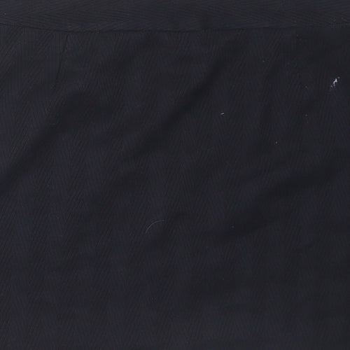 NEXT Womens Blue Polyester Mini Skirt Size 8 Button