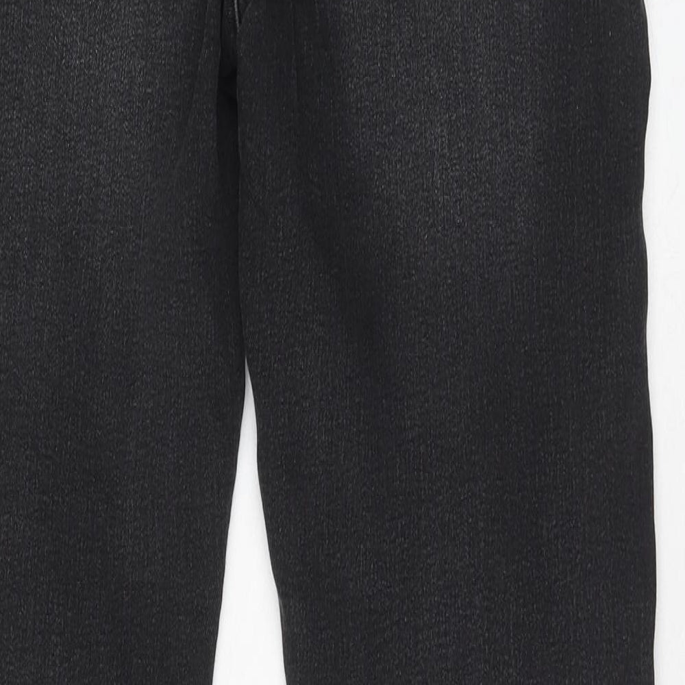 ASOS Mens Black Cotton Skinny Jeans Size 34 in L34 in Regular Zip - Long Leg