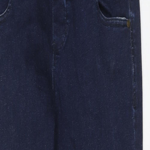 Isabella Oliver Womens Blue Cotton Skinny Jeans Size 32 in Regular