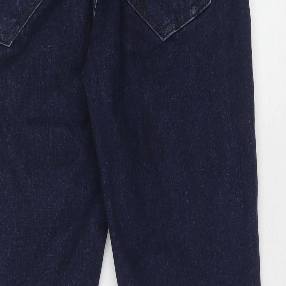 Isabella Oliver Womens Blue Cotton Skinny Jeans Size 32 in Regular