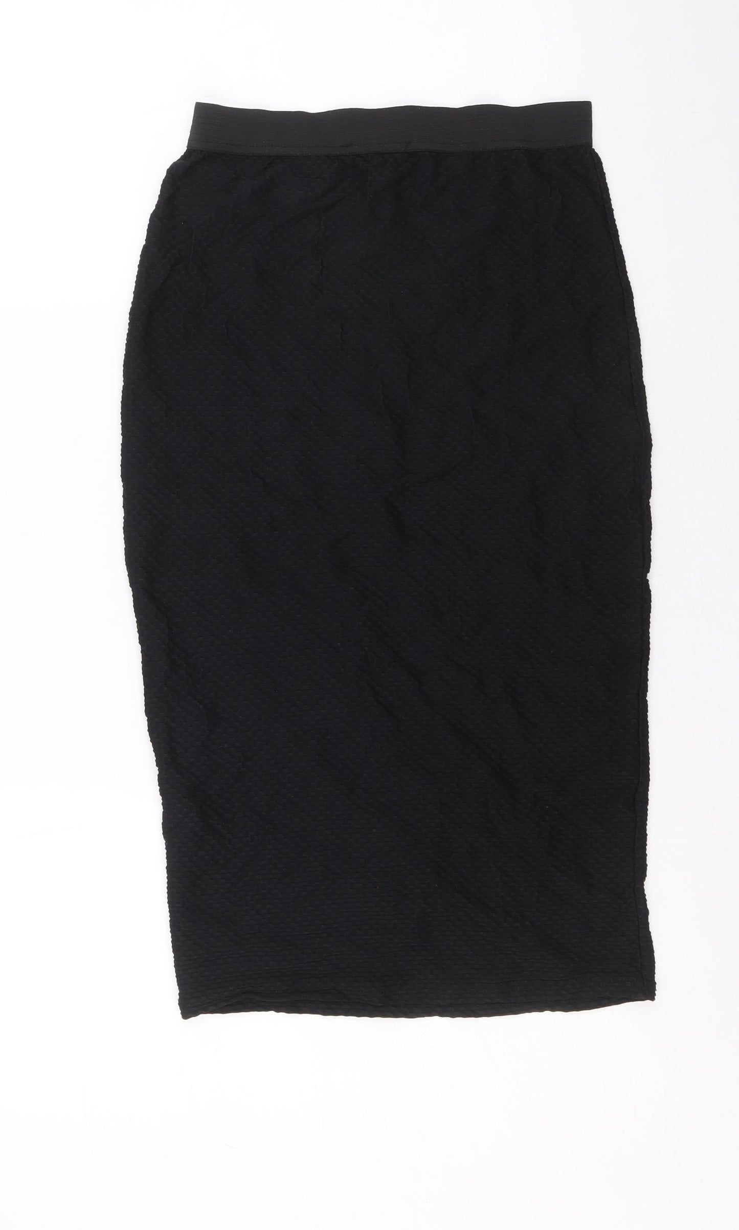 Internationale Womens Black Polyester Straight & Pencil Skirt Size 10