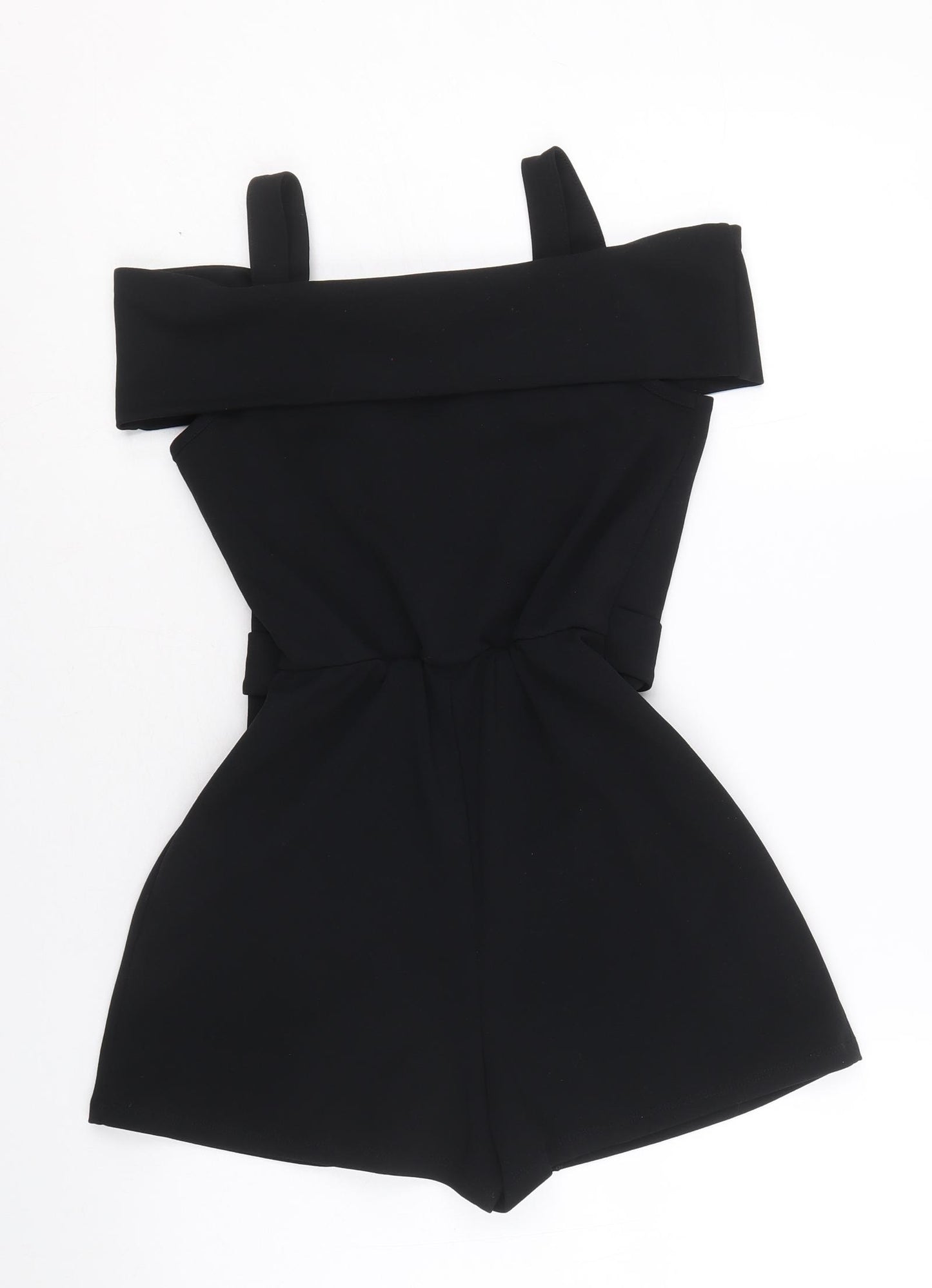River Island Girls Black Polyester Playsuit One-Piece Size 9-10 Years Pullover