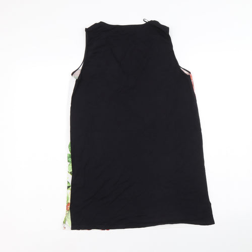 Per Una Womens Multicoloured Floral Polyester Basic Tank Size 8 V-Neck - Flower Detail