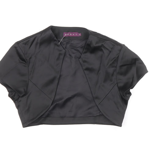 Debut Womens Black Jacket Size 10 - Shrug