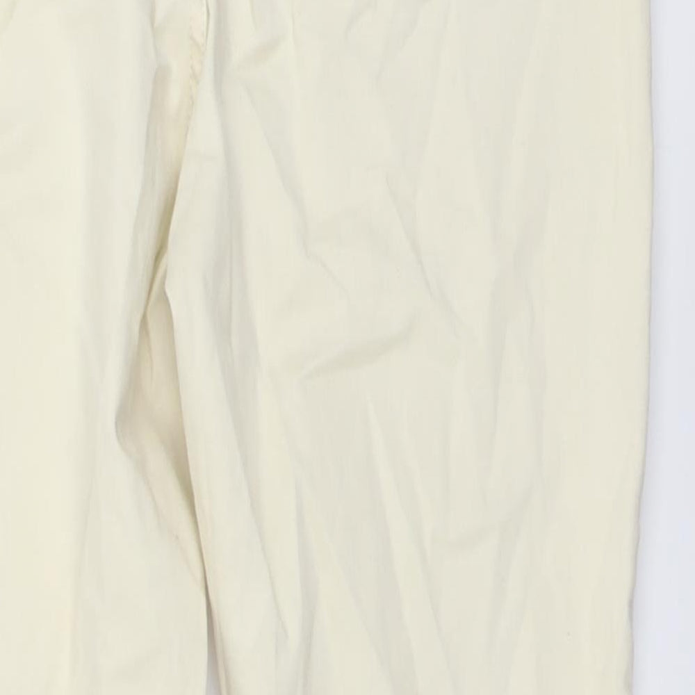 Denim & Co. Womens Beige Cotton Skinny Jeans Size 18 L27 in Regular Button