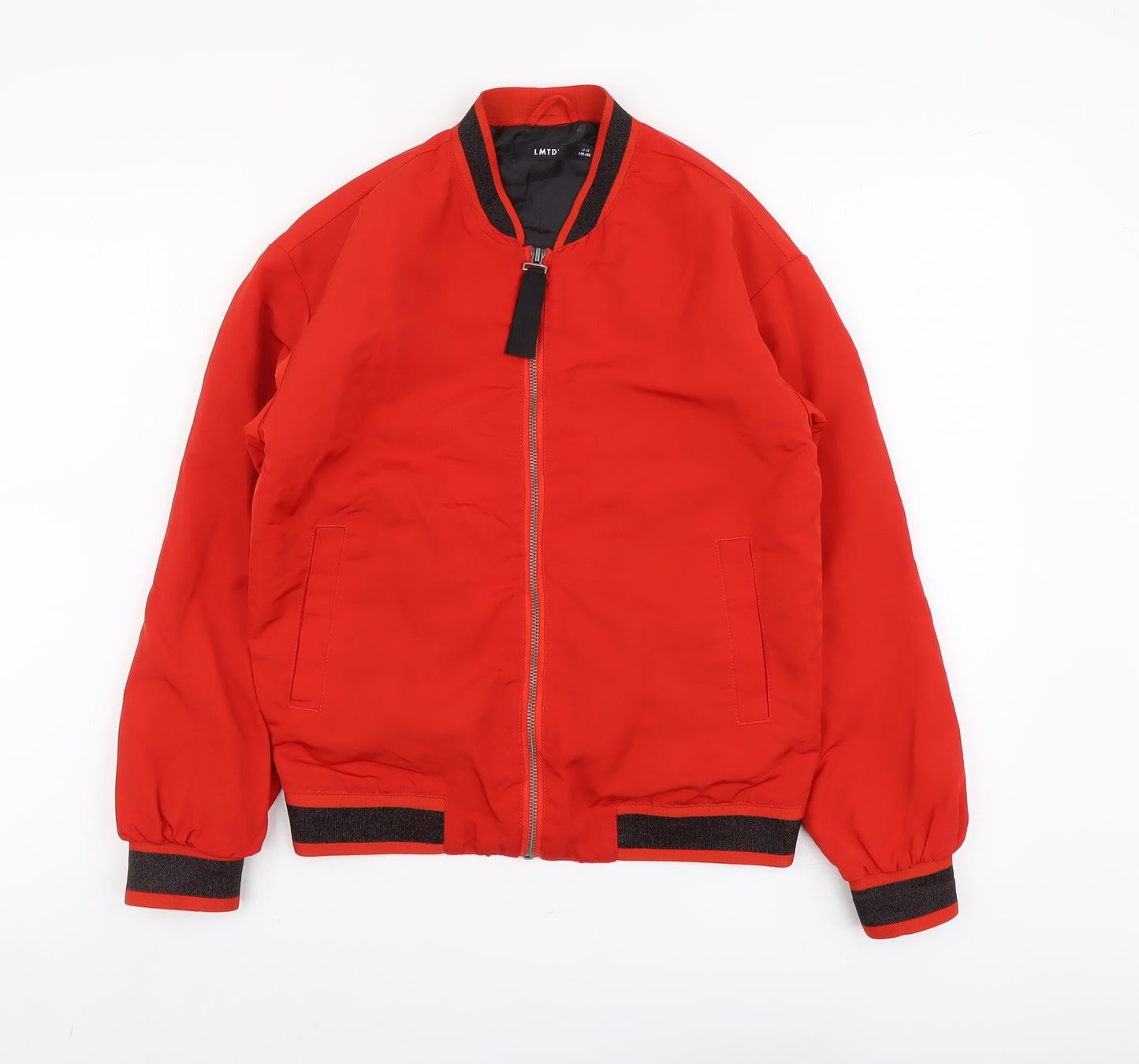 LMTD Boys Red Bomber Jacket Jacket Size 11-12 Years