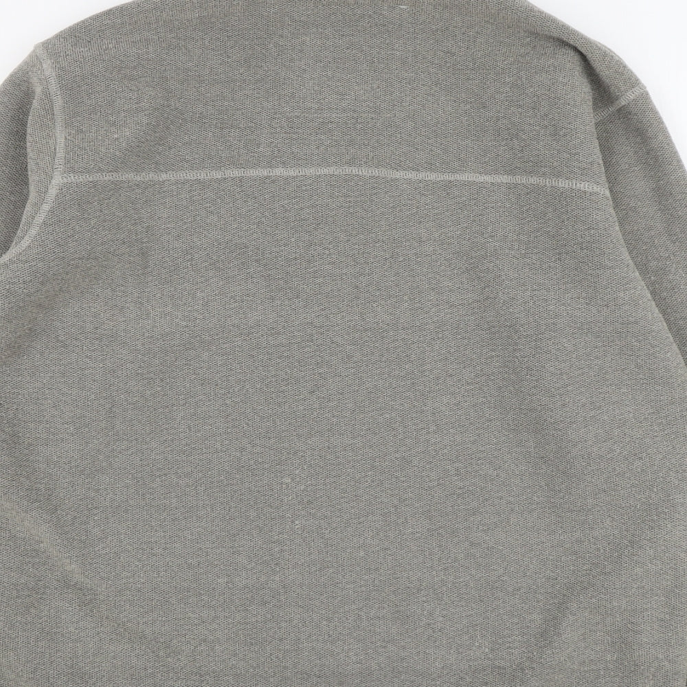 Weird Fish Mens Green Polyester Pullover Sweatshirt Size M
