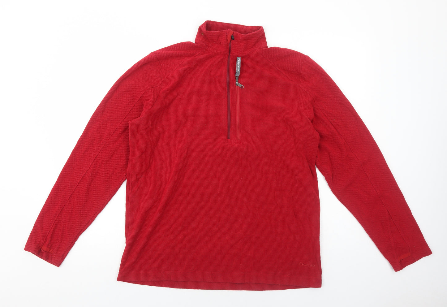 Rohan Mens Red Polyester Pullover Sweatshirt Size M