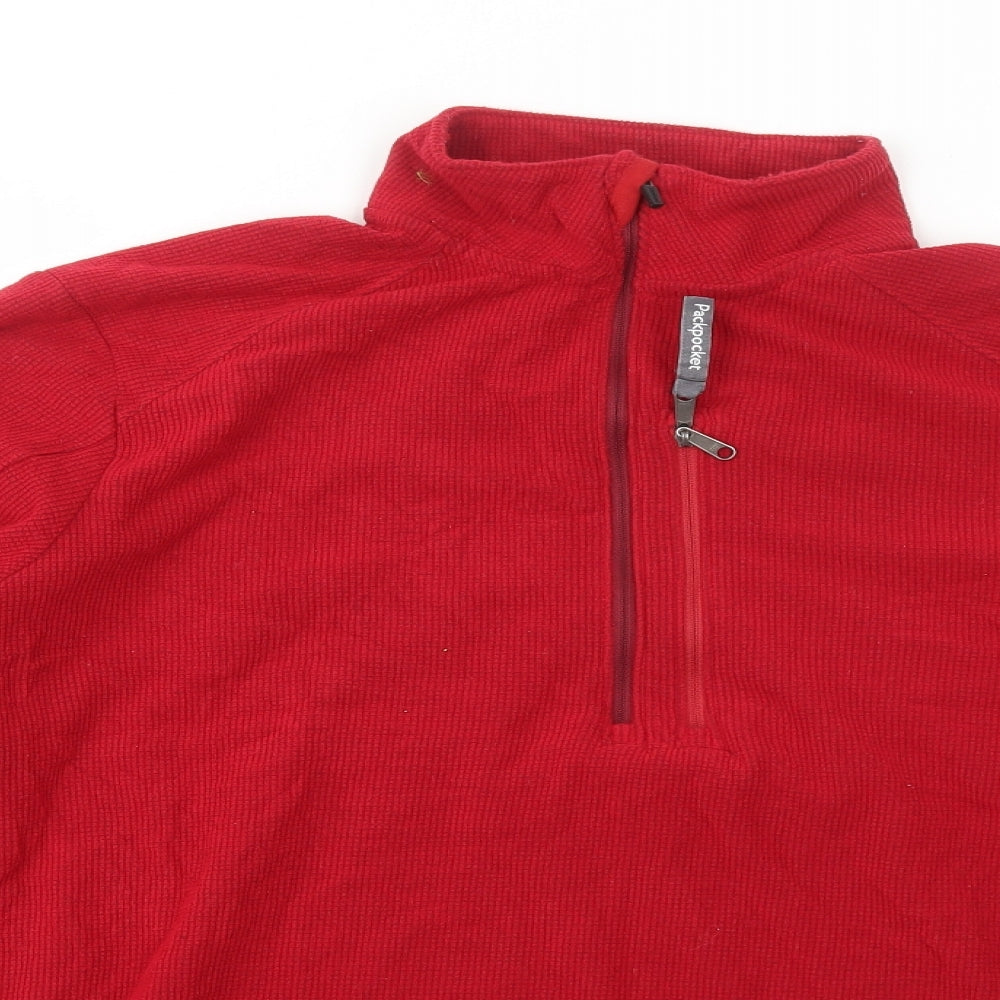 Rohan Mens Red Polyester Pullover Sweatshirt Size M