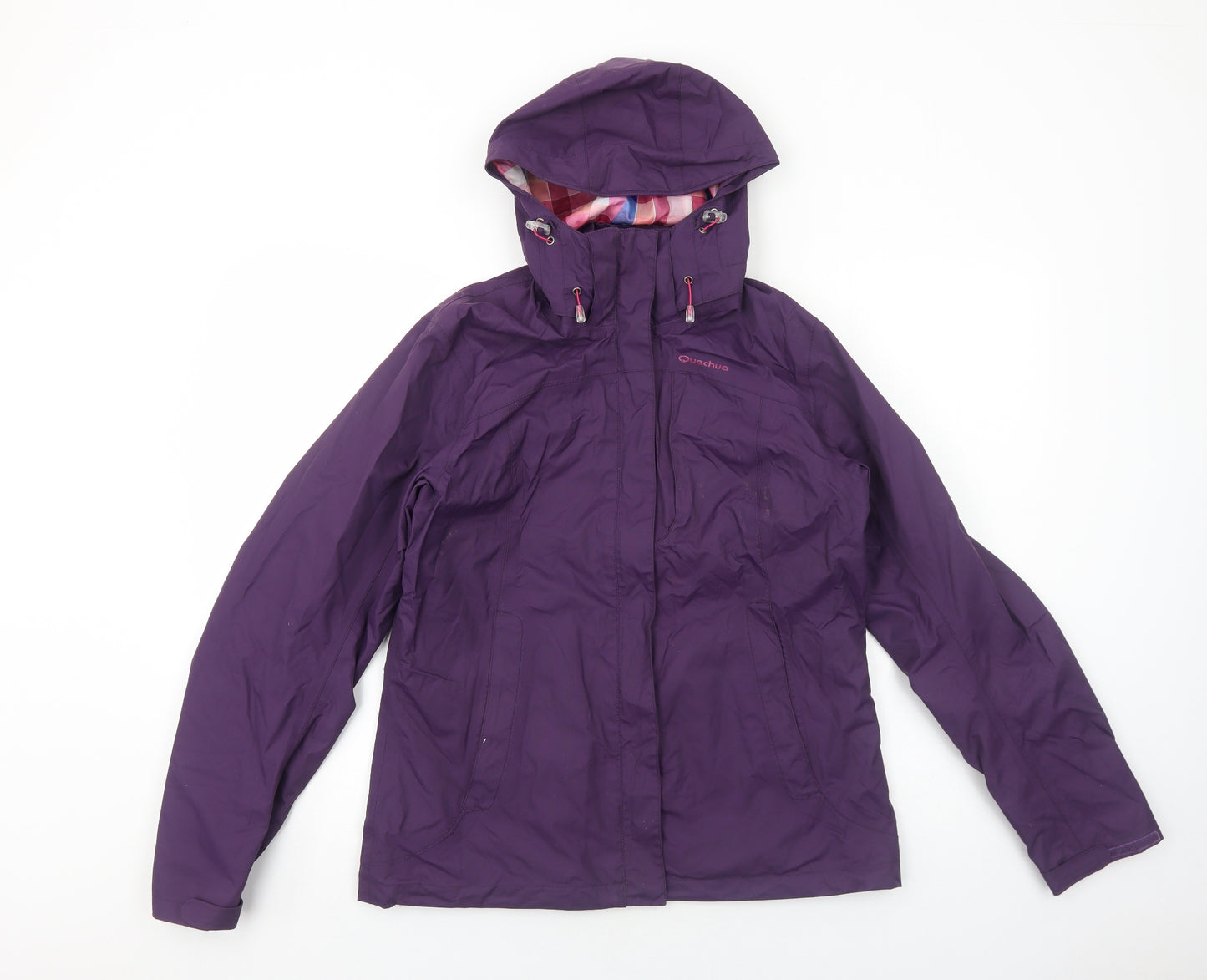 Quechua Womens Purple Jacket Size M Zip