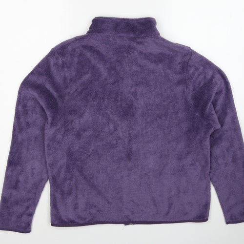Avenue Womens Purple Jacket Size 16 Zip