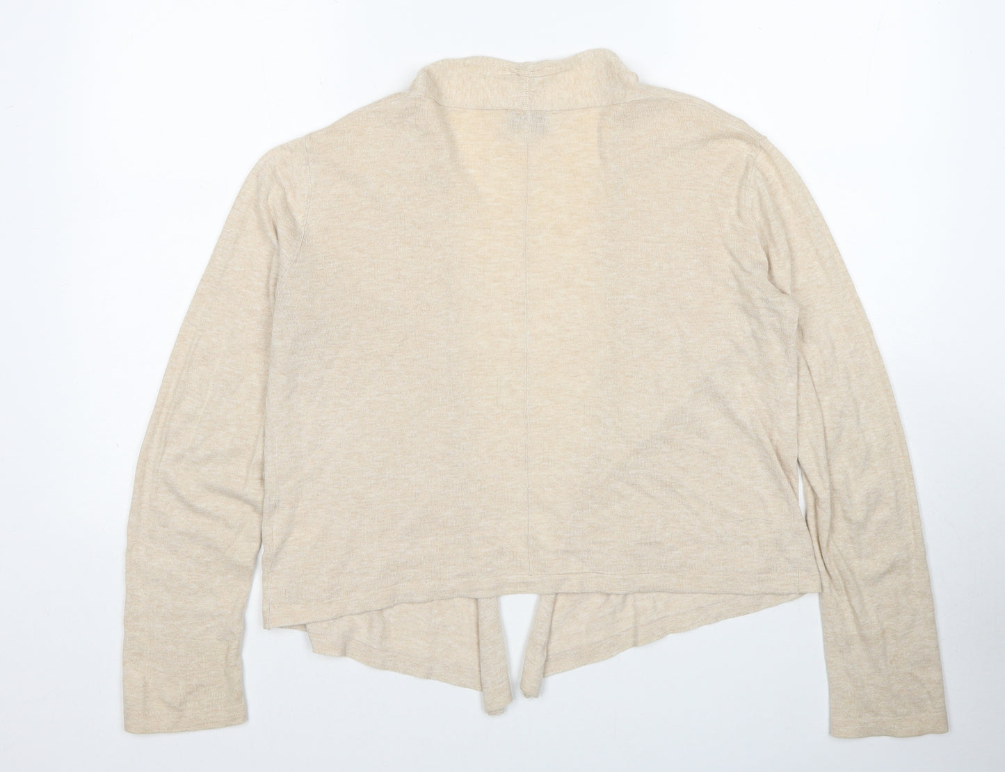 Noa Noa Womens Beige V-Neck Polyester Cardigan Jumper Size M