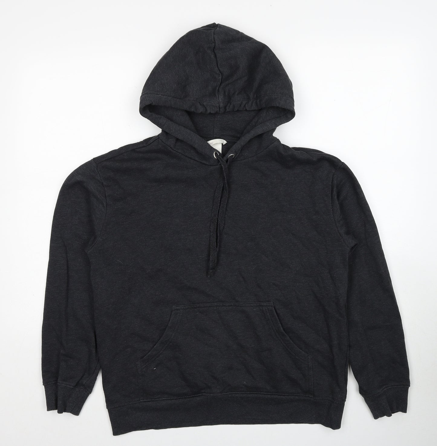 H&M Mens Grey Cotton Pullover Hoodie Size S
