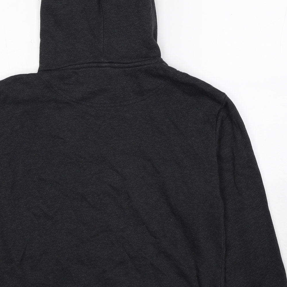 H&M Mens Grey Cotton Pullover Hoodie Size S