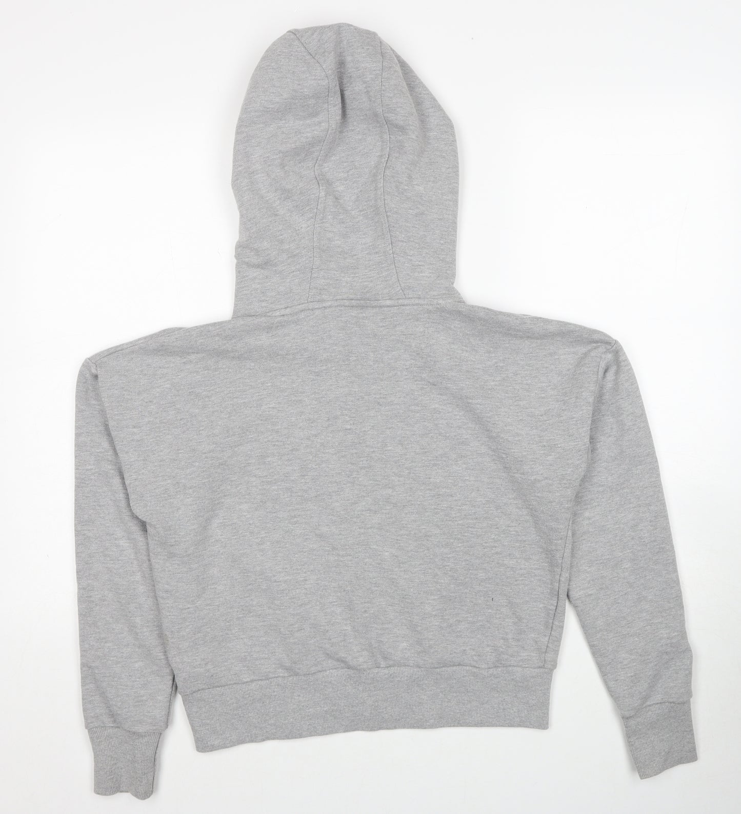 USA Pro Womens Grey Polyester Pullover Hoodie Size 8 Pullover