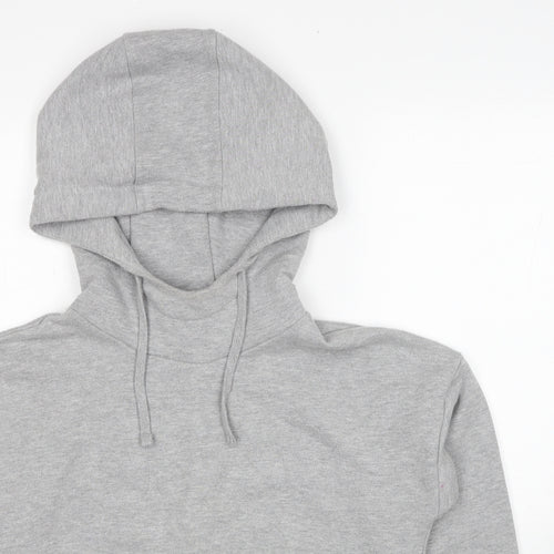 USA Pro Womens Grey Polyester Pullover Hoodie Size 8 Pullover