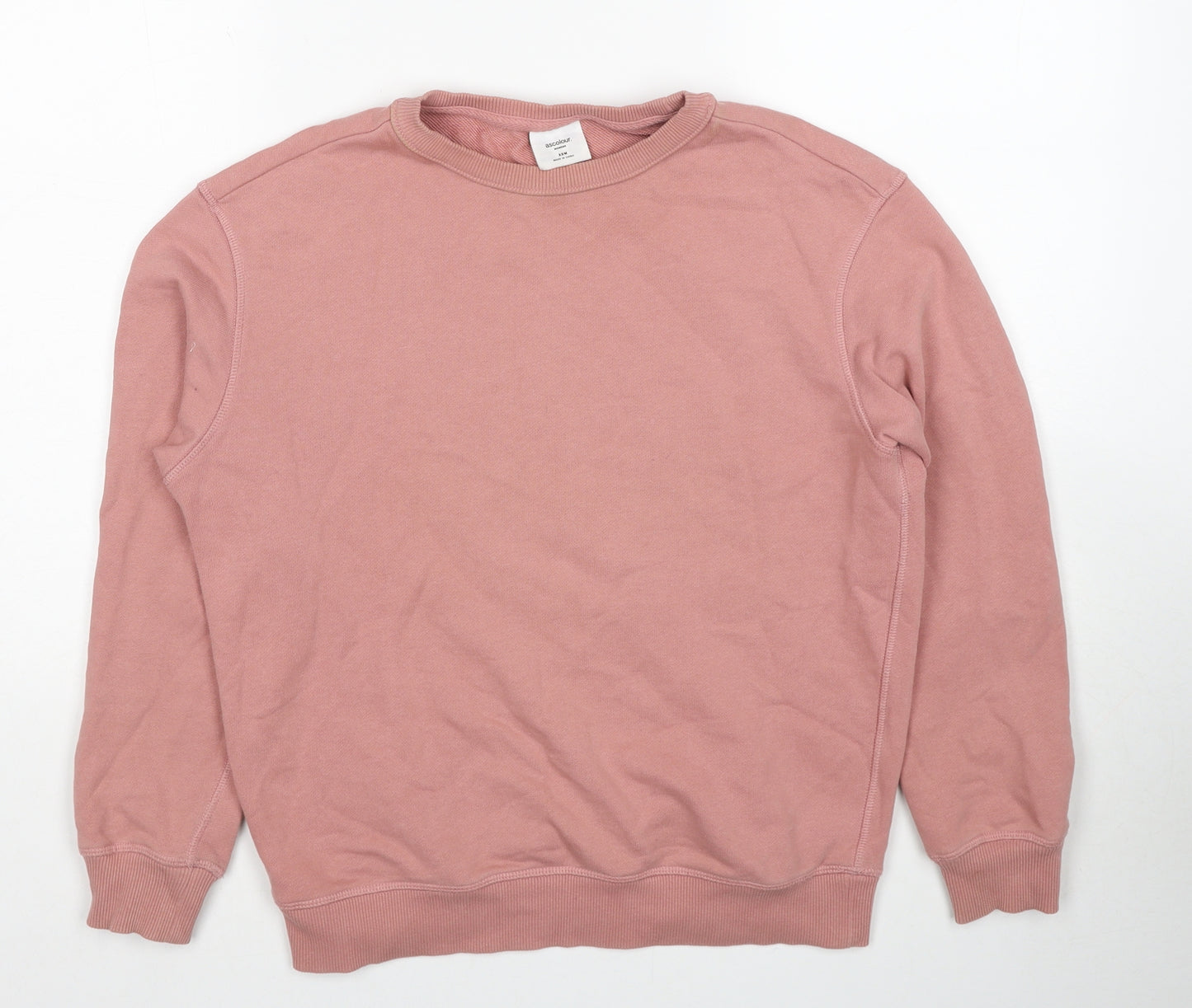 AS Colour Womens Pink Cotton Pullover Sweatshirt Size XS Pullover