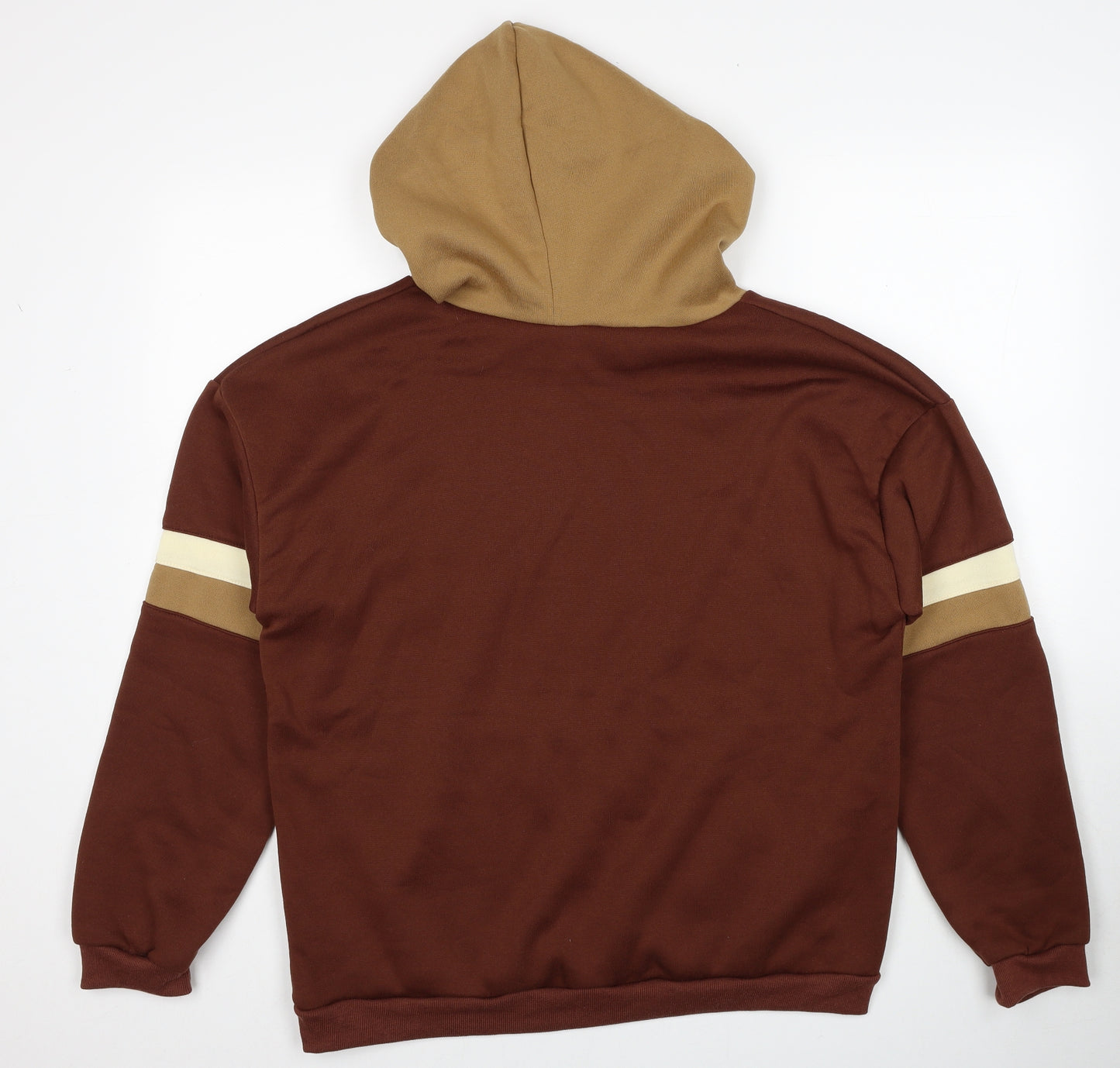 SheIn Womens Brown Polyester Pullover Hoodie Size XL Pullover - Werewolf